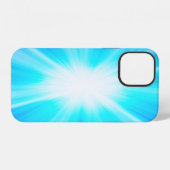 COQUE iPhone 12 BLEU SPLASH (Verso Horizontal)