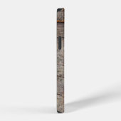 Coque iPhone 12 Bois brun (Côté droit)