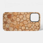 Coque iPhone 12 bois de chauffage (Verso Horizontal)