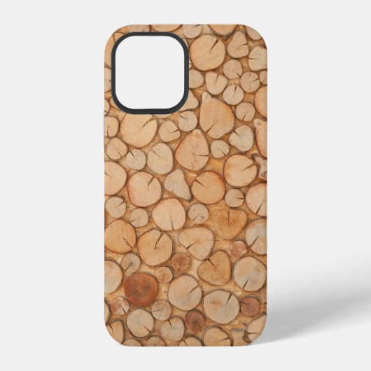 Coque iPhone 12 bois de chauffage (Verso)