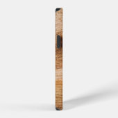 Coque iPhone 12 Bois de sapin naturel : surface texturée (Côté droit)