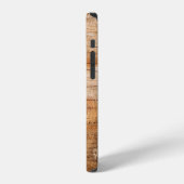 Coque iPhone 12 Bois de sapin naturel : surface texturée (Côté gauche)