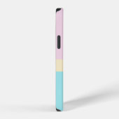 Coque iPhone 12 Boîtes de couleurs monogrammes (Côté droit)