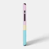 Coque iPhone 12 Boîtes de couleurs monogrammes (Côté gauche)