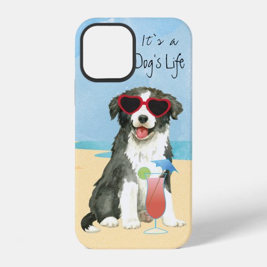 Coque iPhone 12 Boîtier d'iPhone Summer Border Collie Case-Mate (Verso)
