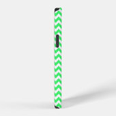 Coque iPhone 12 Boîtier iPhone Case-Mate Chevron Zig Zag Vert Citr (Côté droit)