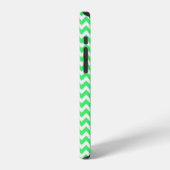 Coque iPhone 12 Boîtier iPhone Case-Mate Chevron Zig Zag Vert Citr (Côté gauche)