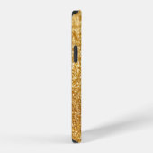 Coque iPhone 12 Boîtier iPhone Case-Mate doré scintillant (Côté droit)