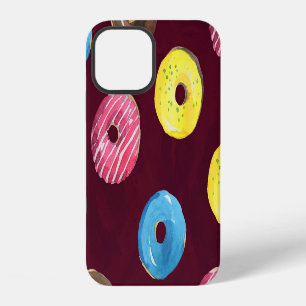 Coque iPhone 12 Boulons de rubis : Motif imperméable.