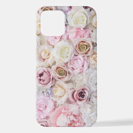 Coque iPhone 12 Bouquet de fleurs (Verso)