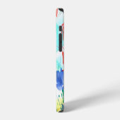 Coque iPhone 12 Bouquet de la mode orchidée (Côté gauche)