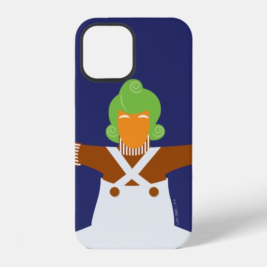 Coque iPhone 12 Bras Ouverts d'Oompa Loompa (Verso)