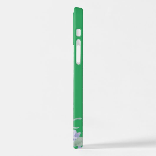 Coque iPhone 12 Bunch Fleur. (Côté gauche)