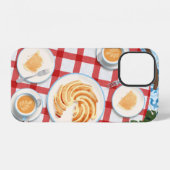 Coque iPhone 12 Bundt Cake and Coffee for Two (Verso Horizontal)