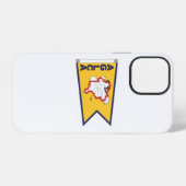 Coque iPhone 12 Burgee doré (Verso Horizontal)
