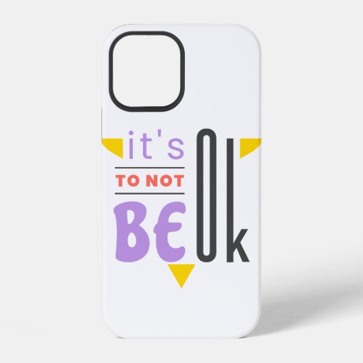 Coque iPhone 12 Ça ne va pas. (Verso)