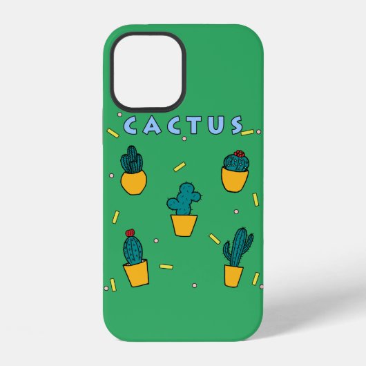 Coque iPhone 12 Cactus (Verso)