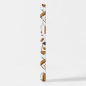 Coque iPhone 12 Cafés, Fèves de café, Amateur de café, Coeurs (Côté gauche)