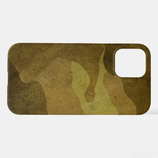 Coque iPhone 12 Camo Brown (Verso Horizontal)