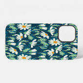 Coque iPhone 12 Camomille romantique à motif fleuri Daisy Ditsy (Verso Horizontal)