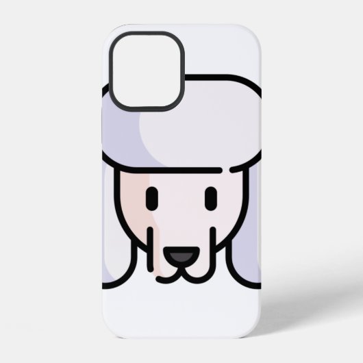 Coque iPhone 12 Caniche (Verso)