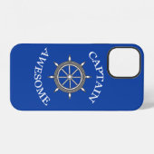 Coque iPhone 12 "Capitaine génial" (Verso Horizontal)