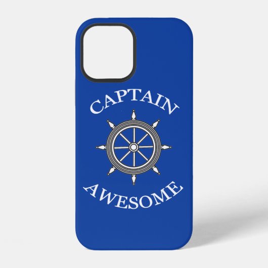 Coque iPhone 12 "Capitaine génial" (Verso)