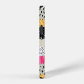 Coque iPhone 12 Carrelage en Patchwork : Conception Versatile Sans (Côté droit)