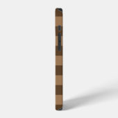 Coque iPhone 12 Carrés au chocolat doux (Côté gauche)