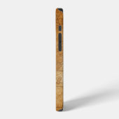 Coque iPhone 12 carte du monde (Côté gauche)
