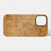 Coque iPhone 12 carte du monde (Verso Horizontal)