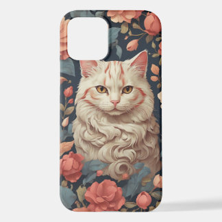 Coque iPhone 12 Casse téléphonique pour chat mignon