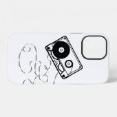 Coque iPhone 12 Cassette audio (Verso Horizontal)