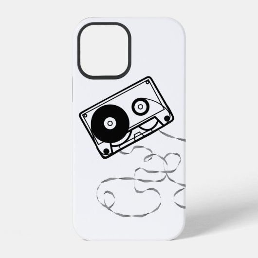 Coque iPhone 12 Cassette audio (Verso)