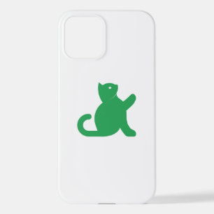 Coque iPhone 12 Cat dit bonjour