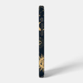 Coque iPhone 12 Celestial boho seamless pattern (Côté gauche)