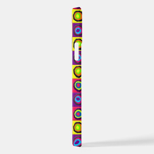 Coque iPhone 12 cercles motif (Côté droit)