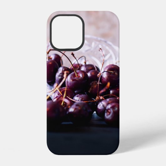 Coque iPhone 12 Cerise (Verso)