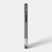 Coque iPhone 12 C'est fini en nuances de gris (Côté gauche)