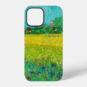 Coque iPhone 12 Champ aux iris près d'Arles de Van Gogh