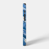 Coque iPhone 12 Champ ouvert blanc (Côté gauche)