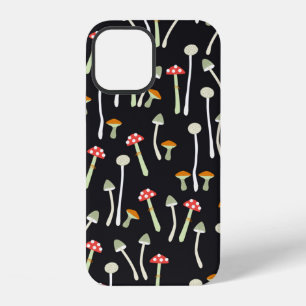 Coque iPhone 12 champignons,automne,motif