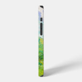 Coque iPhone 12 Champs de blé vert, Van Gogh (Côté gauche)
