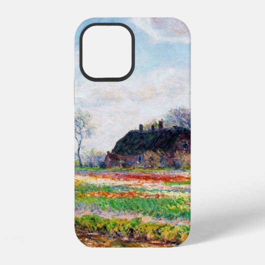 Coque iPhone 12 Champs de tulipes aux Pays-Bas, Monet (Verso)