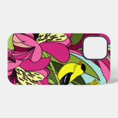 Coque iPhone 12 Chardonneret d'Amérique (Verso Horizontal)