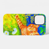 Coque iPhone 12 Chat de Nuit (Verso Horizontal)