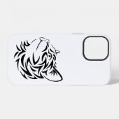 Coque iPhone 12 chat noir (Verso Horizontal)