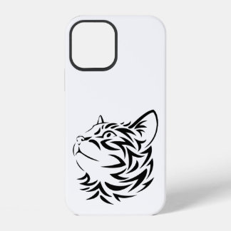 Coque iPhone 12 chat noir