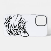 Coque iPhone 12 chat noir (Verso Horizontal)
