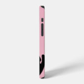 Coque iPhone 12 Chat Noir (Côté gauche)